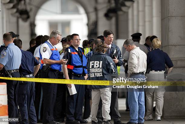 Police, Fire & Rescue along with federal and local bomb units, hazardous materials units and anti-terrorism units responded to Union Station for the...
