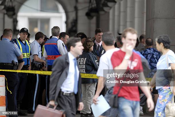 Police, Fire & Rescue along with federal and local bomb units, hazardous materials units and anti-terrorism units responded to Union Station for the...