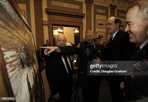 Lt. Gen. James R. Helmly, Chief of the Army Reserve, unveiled the newest addition to the Army Reserve's historic painting series. The painting...