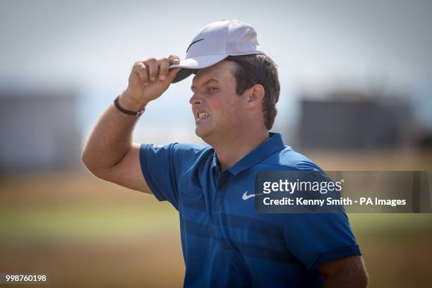 Patrick Reed on the 16th hole during day three of the Aberdeen Standard Investment Scottish Open at Gullane Golf Club, East Lothian.