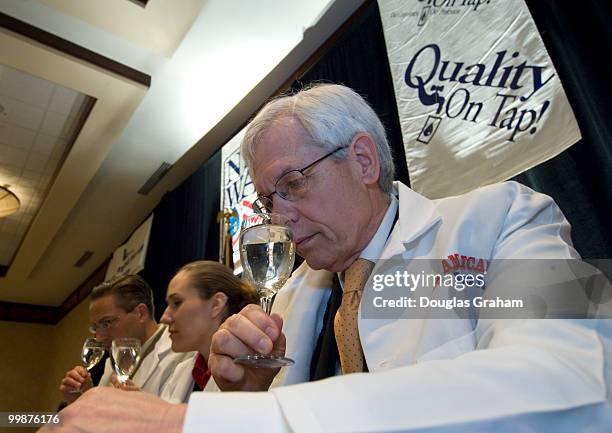 The National Rural Water Association's, 'Great American Water Taste Test' at the Hyatt Regency on Capitol Hill. David Roskowic, manager for...