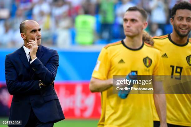 Roberto Martinez head coach of Belgian Team pictured during the FIFA 2018 World Cup Russia Play-off for third place match between Belgium and England...