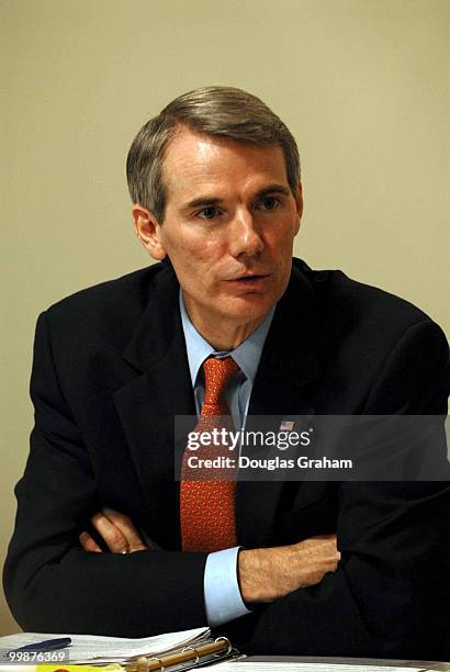 Rob Portman during interview at Roll Call.
