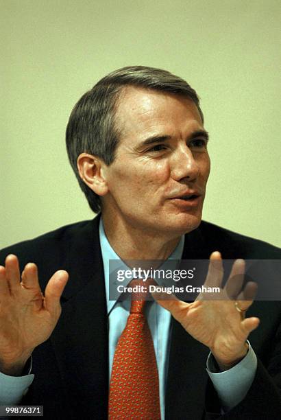 Rob Portman during interview at Roll Call.