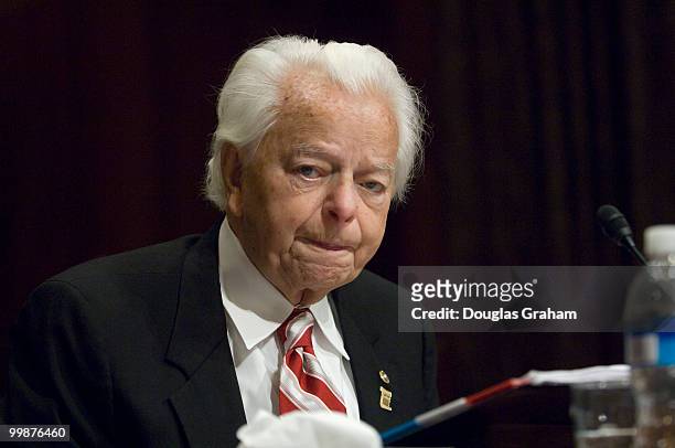 Senator Robert Byrd, D-W.VA., during the full committee hearing on "Senate Procedures for Consideration of the Budget Resolution/Reconciliation in...