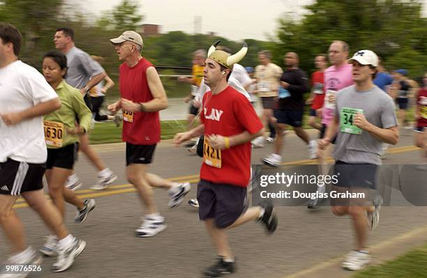 Runners at the start of the 24th Annual Capitol Challenge at Anacostia Park in Wahington, D.C.