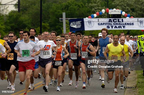 The start of the 24th Annual Capitol Challenge at Anacostia Park in Wahington, D.C.