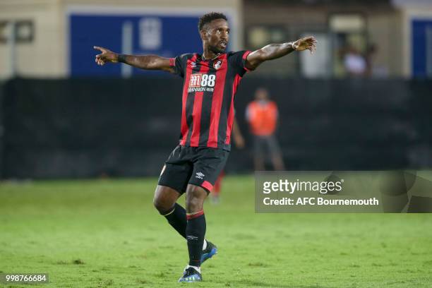 Jermain Defoe of Bournemouth during the pre-season friendly between AFC Bournemouth and Sevilla at La Manga Club Football Centre on July 14, 2018 in...
