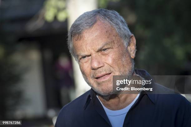 Martin Sorrell, Founder & Former CEO of WPP Plc, morning session at the Allen & Co. Media and Technology Conference in Sun Valley, Idaho, U.S., on...