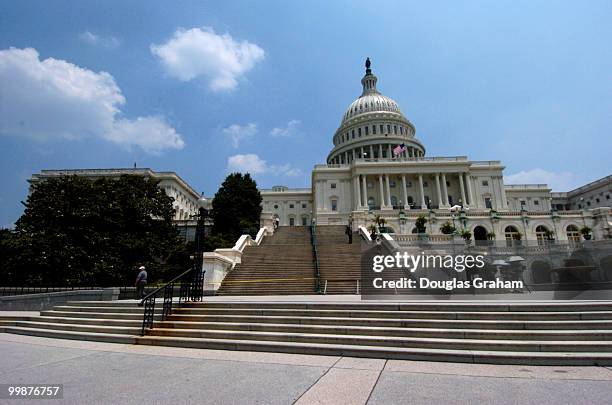 Security is tight as the U.S. Capitol perpares for the arrival of former President Ronald Reagan's body to lay in state in the Capitol Rotunda.