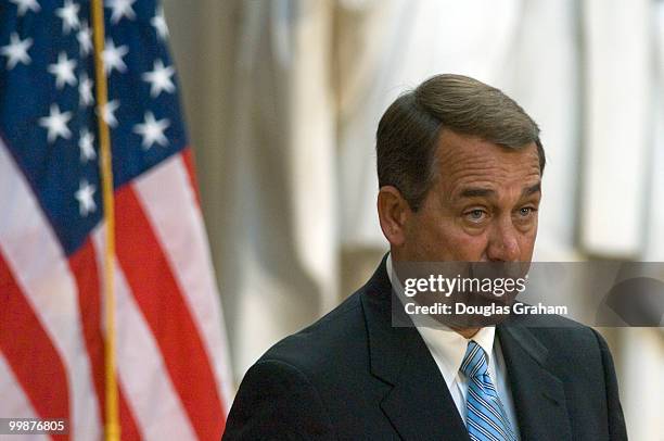 House Republican Leader John Boehner R-OH., during the Congressional Remembrance Ceremony on Thursday, March 13, 2008 to honor the five years of...