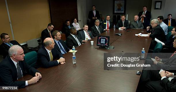 Republican candidates meet the press at the RNC in Washington D.C.. The group is being called the ' Young Guns' and is hoping to win and shore up the...