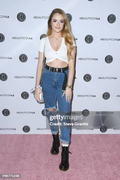 Madison Ashleigh attends the Beautycon Festival LA 2018 at the Los Angeles Convention Center on July 14, 2018 in Los Angeles, California.