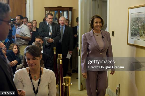 Speaker of the House Nancy Pelosi, D-Calif. Holds her weekly news conference.