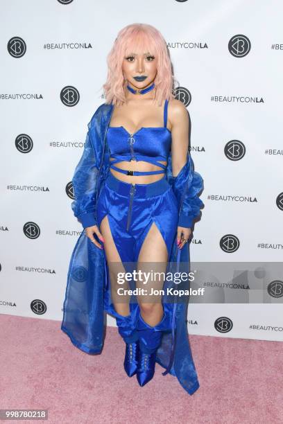 Nikita Dragun attends the Beautycon Festival LA 2018 at the Los Angeles Convention Center on July 14, 2018 in Los Angeles, California.