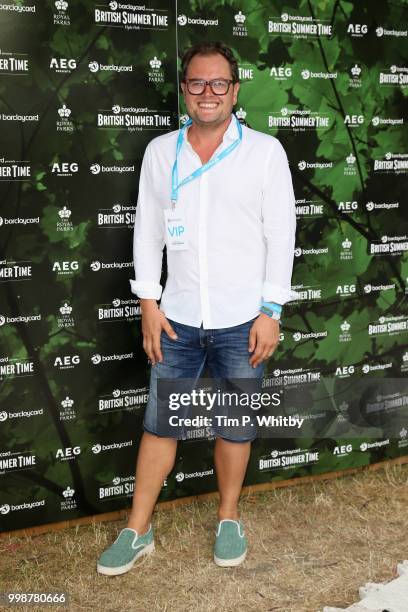 Alan Carr attends as Barclaycard present British Summer Time Hyde Park at Hyde Park on July 14, 2018 in London, England.
