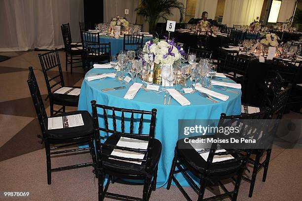 General view of the atmosphere during the 11th annual East Side House Settlement New York International Auto Show Preview Gala at the Jacob Javitz...