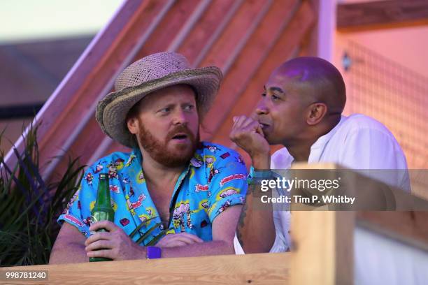 Leigh Francis attends as Barclaycard present British Summer Time Hyde Park at Hyde Park on July 14, 2018 in London, England.