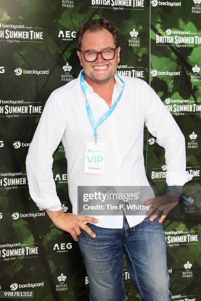 Alan Carr attends as Barclaycard present British Summer Time Hyde Park at Hyde Park on July 14, 2018 in London, England.