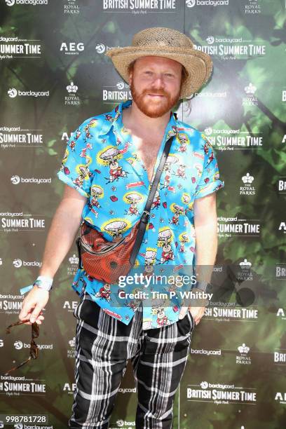 Leigh Francis attends as Barclaycard present British Summer Time Hyde Park at Hyde Park on July 14, 2018 in London, England.