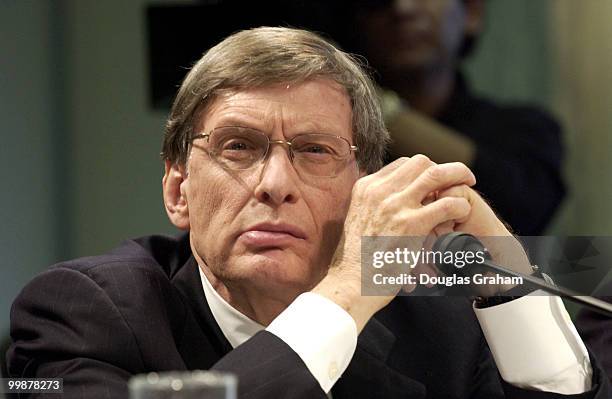 Bud Selig, commissioner, Major League Baseball during his opening statement at the Senate Commerce, Science and Transportation Committee Steroid Use...