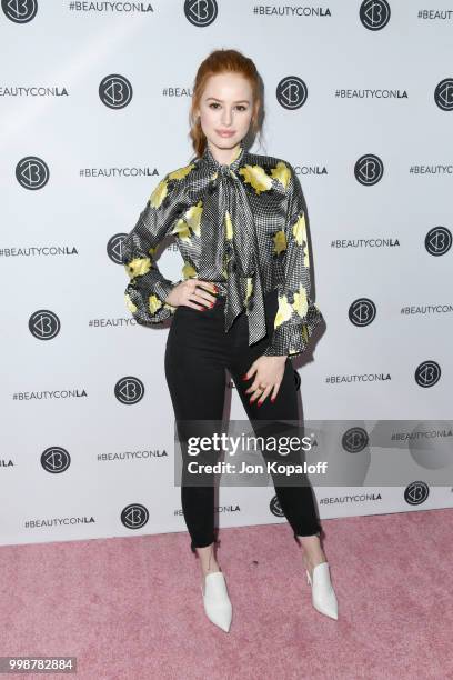 Madelaine Petsch attends the Beautycon Festival LA 2018 at the Los Angeles Convention Center on July 14, 2018 in Los Angeles, California.