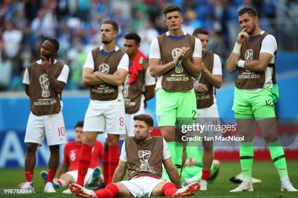 Gary Cahill of England is seen during the 2018 FIFA World Cup Russia 3rd Place Playoff match between Belgium and England at Saint Petersburg Stadium...