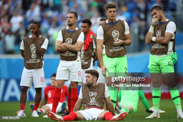 Gary Cahill of England is seen during the 2018 FIFA World Cup Russia 3rd Place Playoff match between Belgium and England at Saint Petersburg Stadium...