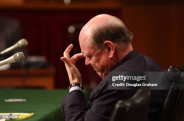 Senate Finance Committee, full committee hearing on John Snow to be secretary of the Treasury Department.