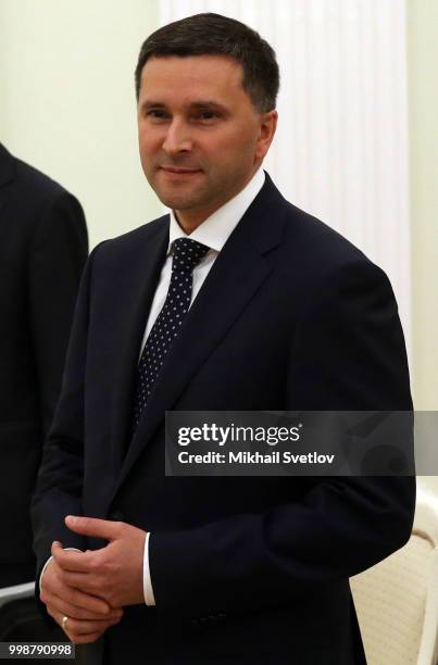 Russian Ecology Minister Dmitry Kobylkin attends Russian-Sudanese talks at the Kremlin, in Moscow, Russia, July 2018. Sudanese President is having a...