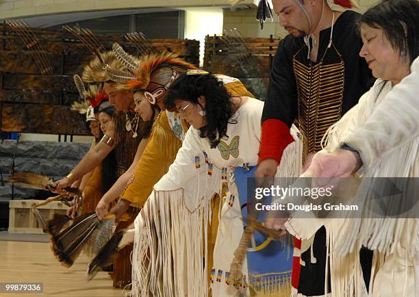 As part of the 2007 Jamestown commemoration, a departure ceremony was held at the National American Museum of the American Indian for the delegation...