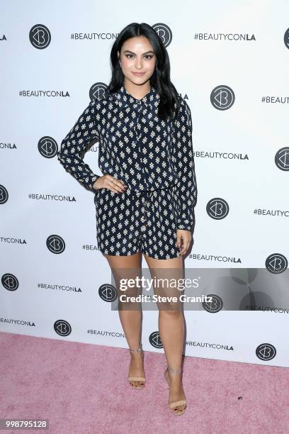 Camila Mendes attends the Beautycon Festival LA 2018 at the Los Angeles Convention Center on July 14, 2018 in Los Angeles, California.