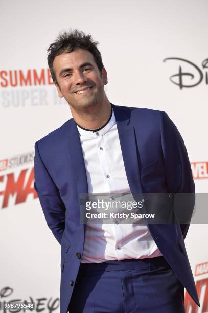 Actor Alex Goude attends the European Premiere of Marvel Studios "Ant-Man And The Wasp" at Disneyland Paris on July 14, 2018 in Paris, France.