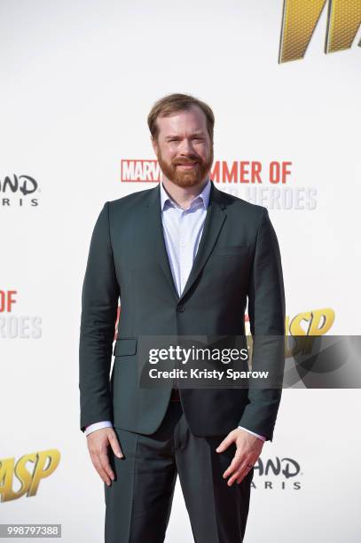 Producer Stephen Broussard attends the European Premiere of Marvel Studios "Ant-Man And The Wasp" at Disneyland Paris on July 14, 2018 in Paris,...