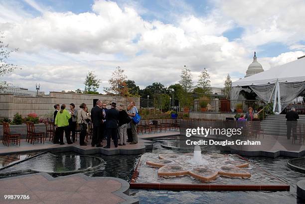 The dedication of the butterfly garden at the Unites States Botanic Garden in Washington, D.C.