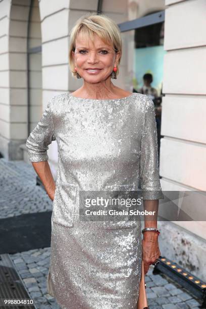 Uschi Glas during the Mercedes-Benz reception at 'Klassik am Odeonsplatz' on July 14, 2018 in Munich, Germany.
