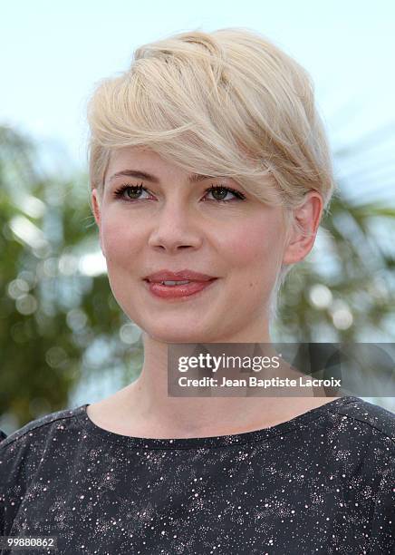 Michelle Williams attends the 'Blue Valentine' Photo Call held at the Palais des Festivals during the 63rd Annual International Cannes Film Festival...