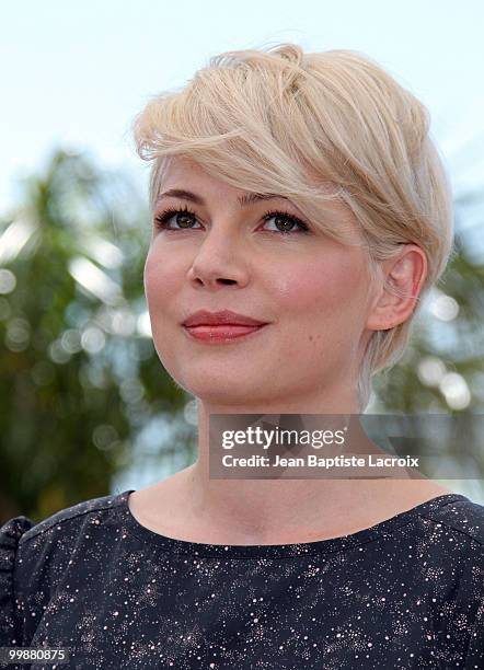 Michelle Williams attends the 'Blue Valentine' Photo Call held at the Palais des Festivals during the 63rd Annual International Cannes Film Festival...