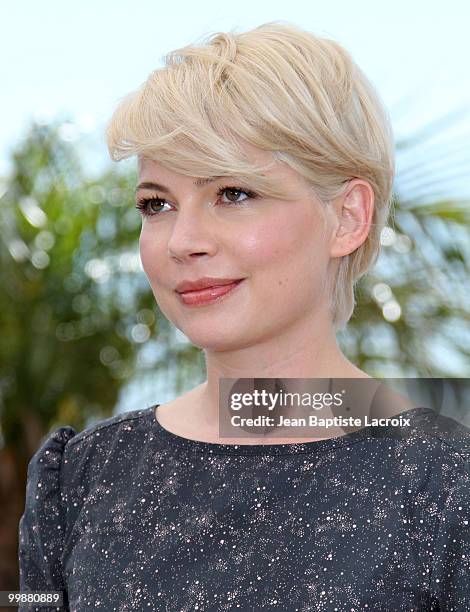 Michelle Williams attends the 'Blue Valentine' Photo Call held at the Palais des Festivals during the 63rd Annual International Cannes Film Festival...