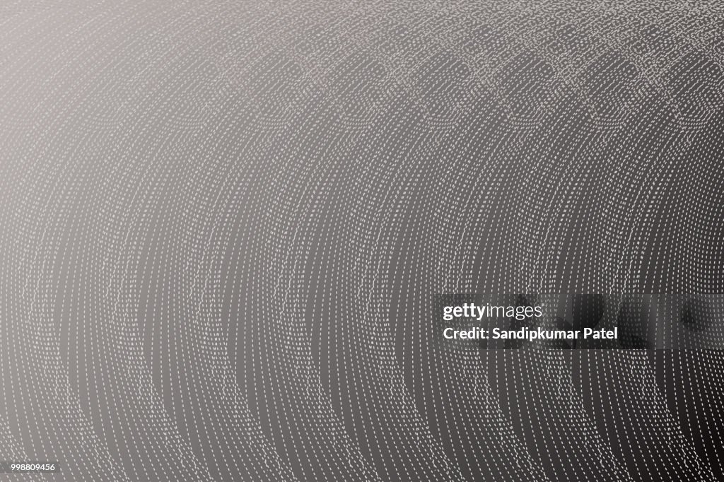 Abstract Dashed Line Halftone Pattern Background