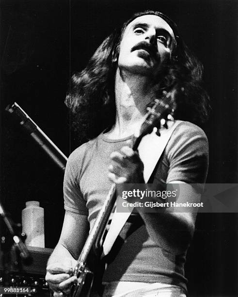 Frank Zappa performs live on stage with the Mothers of Invention in Rotterdam, Netherlands on November 27 1971