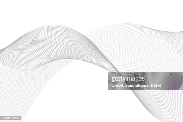 rainbow waves background - gray color stock illustrations