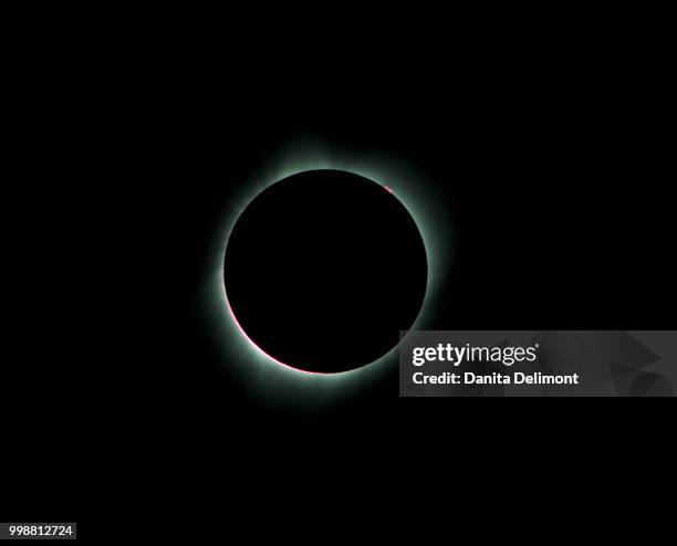 baily's beads, solar eclipse, glendo, wyoming, usa - eclipse foto e immagini stock