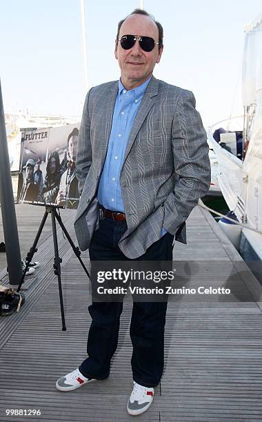 Actor Kevin Spacey sighting during the 63rd Cannes Film Festival on May 17, 2010 in Cannes, France.