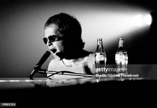 Elton John performs live on stage at Concertgebouw in Amsterdam, Netherlands in 1971