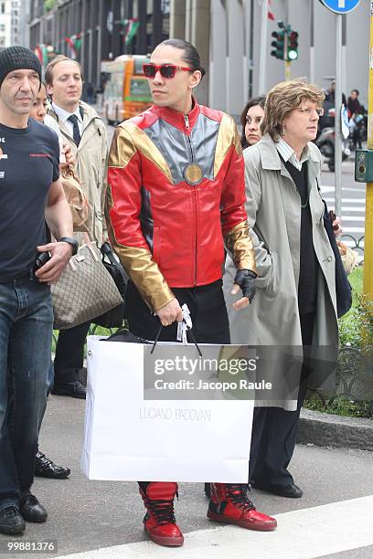 Taboo of the Black Eyed Peas sighting on May 13, 2010 in Milan, Italy.