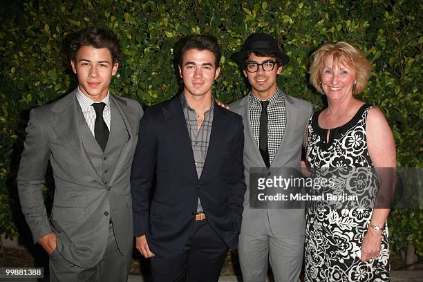 Nick Jonas, Kevin Jonas, Joe Jonas and guest arrive at the 12th annual Young Hollywood Awards sponsored by JC Penney , Mark. & Lipton Sparkling Green...