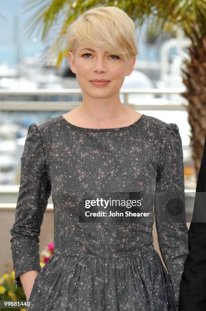 Actress Michelle Williams attends the 'Blue Valentine' Photo Call held at the Palais des Festivals during the 63rd Annual International Cannes Film...