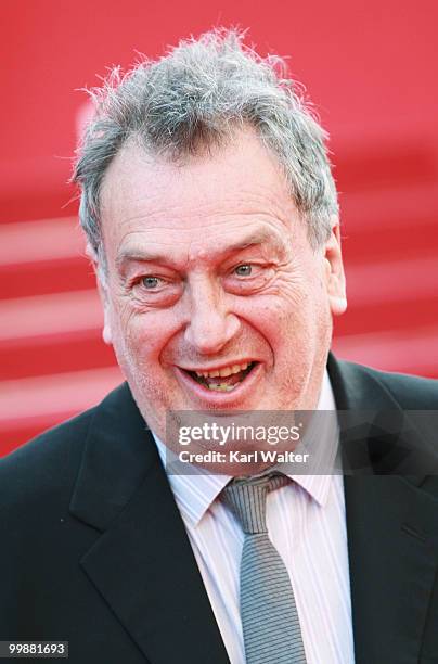 Director Stephen Frears departs the "Tamara Drewe" Premiere at Palais des Festivals during the 63rd Annual Cannes Film Festival on May 18, 2010 in...