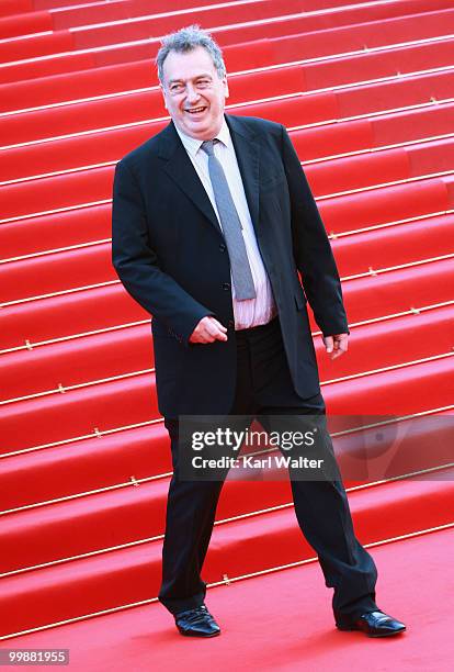 Director Stephen Frears departs the "Tamara Drewe" Premiere at Palais des Festivals during the 63rd Annual Cannes Film Festival on May 18, 2010 in...